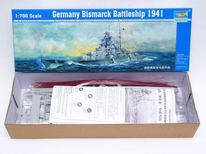 Trumpeter 05711 Germany Bismarck Battleship 1941 1/700 – Bild 10