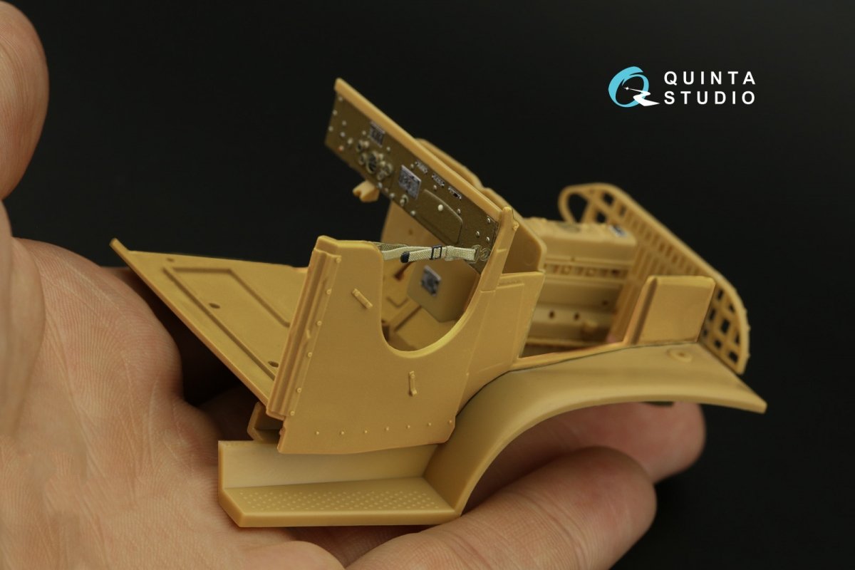 Quinta Studio QD35059 GMC CCKW 352 Open Cab 3D-Printed &amp;amp; coloured Interior on decal paper (HobbyBoss) 1/35 – Bild 5