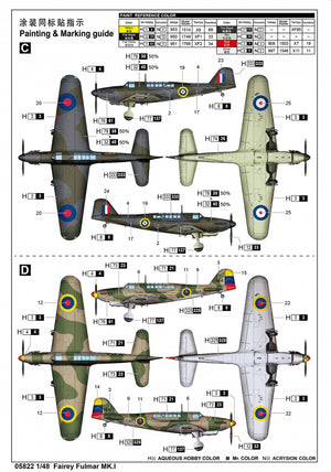Trumpeter 05822 Fairey Fulmar MK.I 1/48 – imagen 3