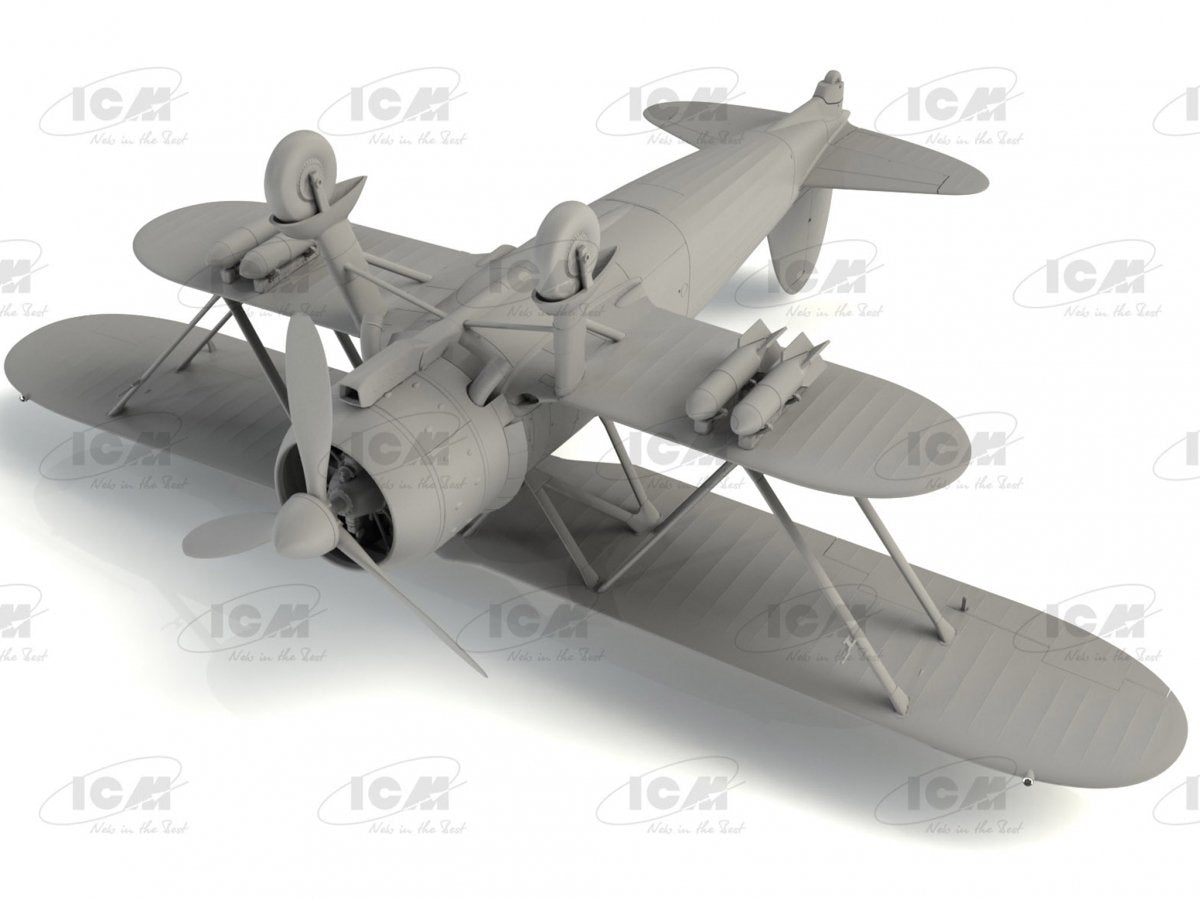 ICM 32025 CR. 42 Falco avec pilotes italiens en uniforme tropical 1/32 – image 7
