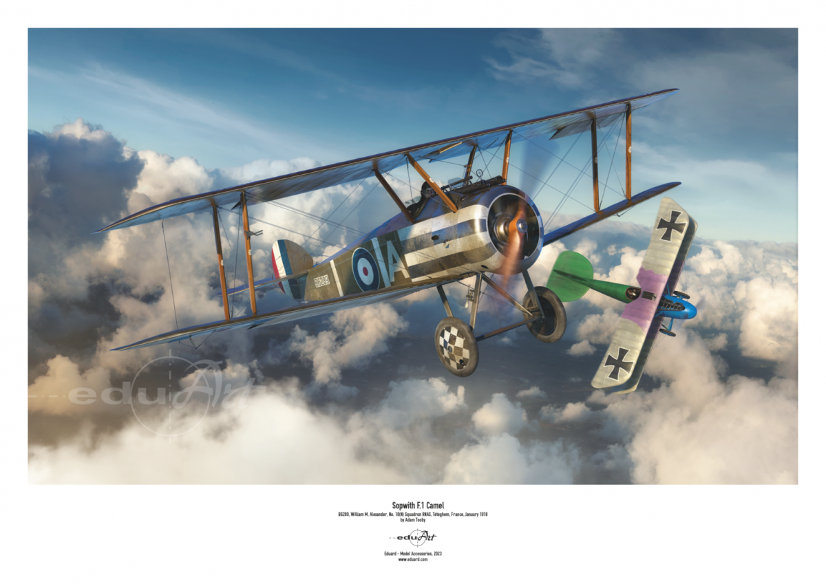 Eduard 8486 Sopwith F.1 Camel (Clerget) 1/48 – immagine 2