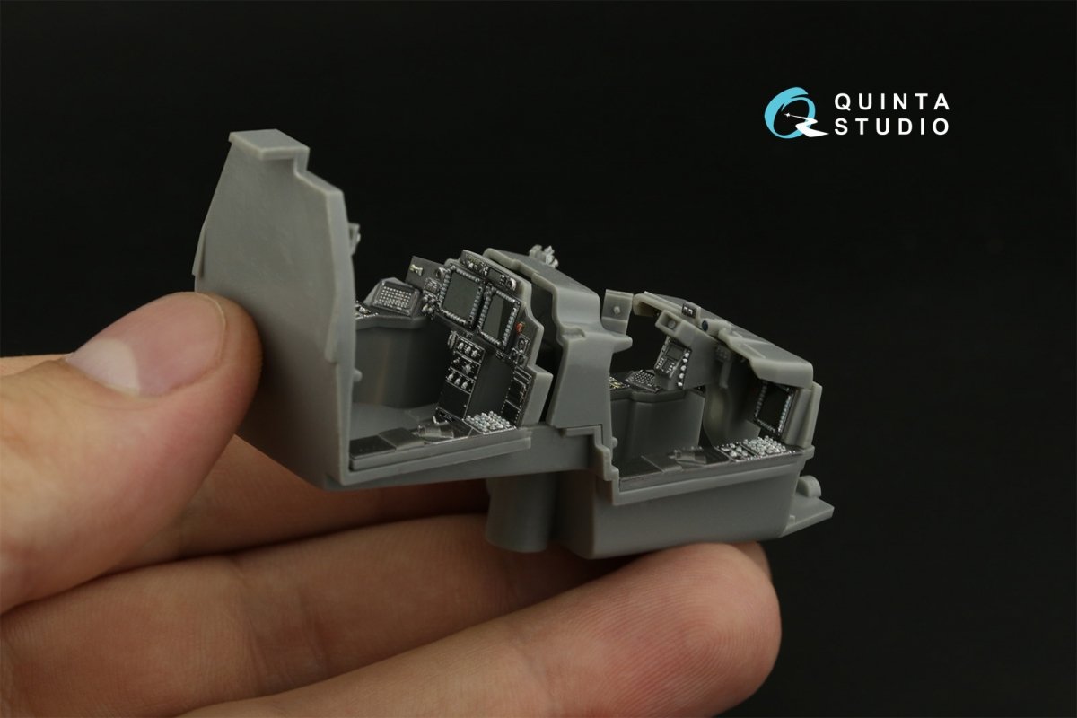 Quinta Studio QD48362 AH-64D 3D-Printed &amp;amp; coloured Interior on decal paper (Hasegawa) 1/48 – Bild 12