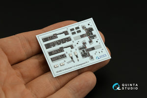 Quinta Studio QD48014 Mitsubishi T-2 3D-Printed coloured Interior on decal paper (Hasegawa) 1/48 – Bild 5