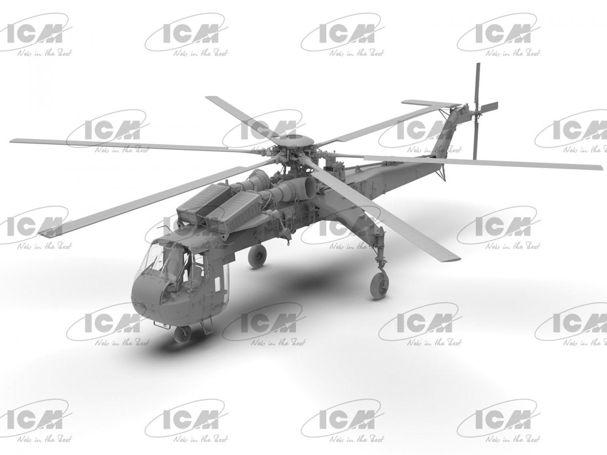 ICM 53054 Sikorsky CH-54A Tarhe US heavy helicopter 1/35 – Bild 5