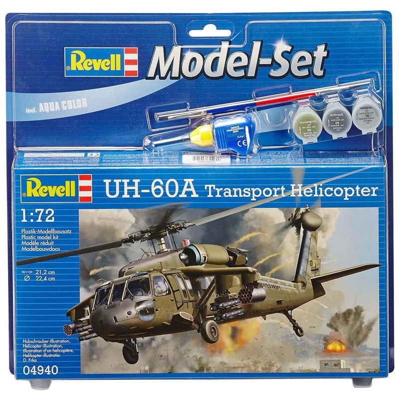 Maquette d&amp;#39;hélicoptère de transport Revell 64940 UH-60A au 1/72