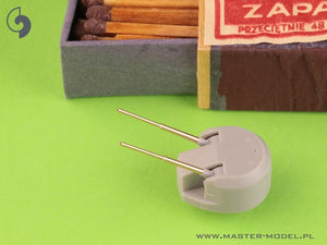 Master SM-350-119 HMS Naiad - weapon barrels - 5.25in (10 pcs.), 40mm POM-POM (8 pcs.), Vickers .50cal (8 pcs.) and Hotchkiss salute gun (for Trumpeter model) 1/350 – image 3