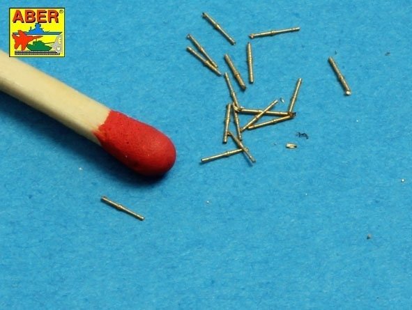 Aber 1/700L-36 Set of 20 pcs 37 mm /54 Breda gun barrels for Italian Navy ships 1/700 – Bild 2