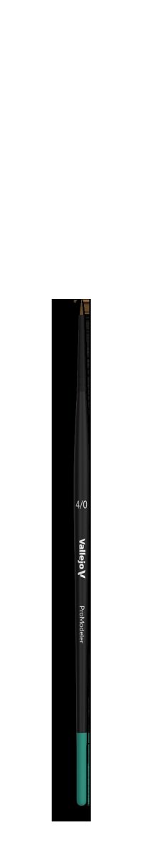 VALLEJO B01040 - Pędzel - Pro Modeler - Natural Hair Round No. 4/0 – immagine 2