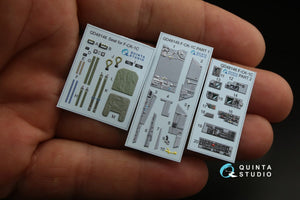 Quinta Studio QD48146 F-CK-1С 3D-Printed &amp;amp; coloured Interior on decal paper (for AFV club kit) 1/48 – Bild 3