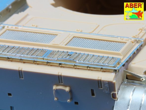 Aber 35G28 Grilles for Russian tank T-55 also Tiran 5 1/35 – immagine 8