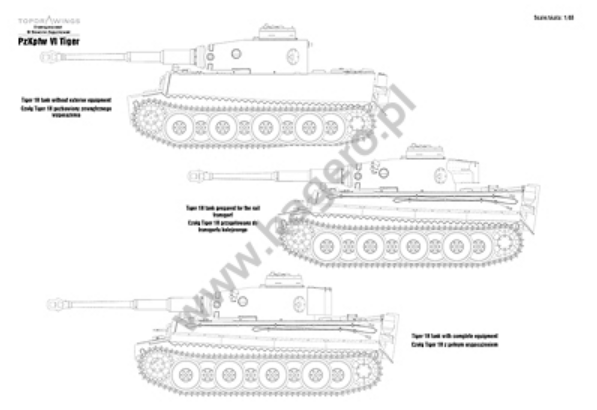 Kagero 7075 Panzerkampfwagen VI Tiger EN/PL – imagen 3