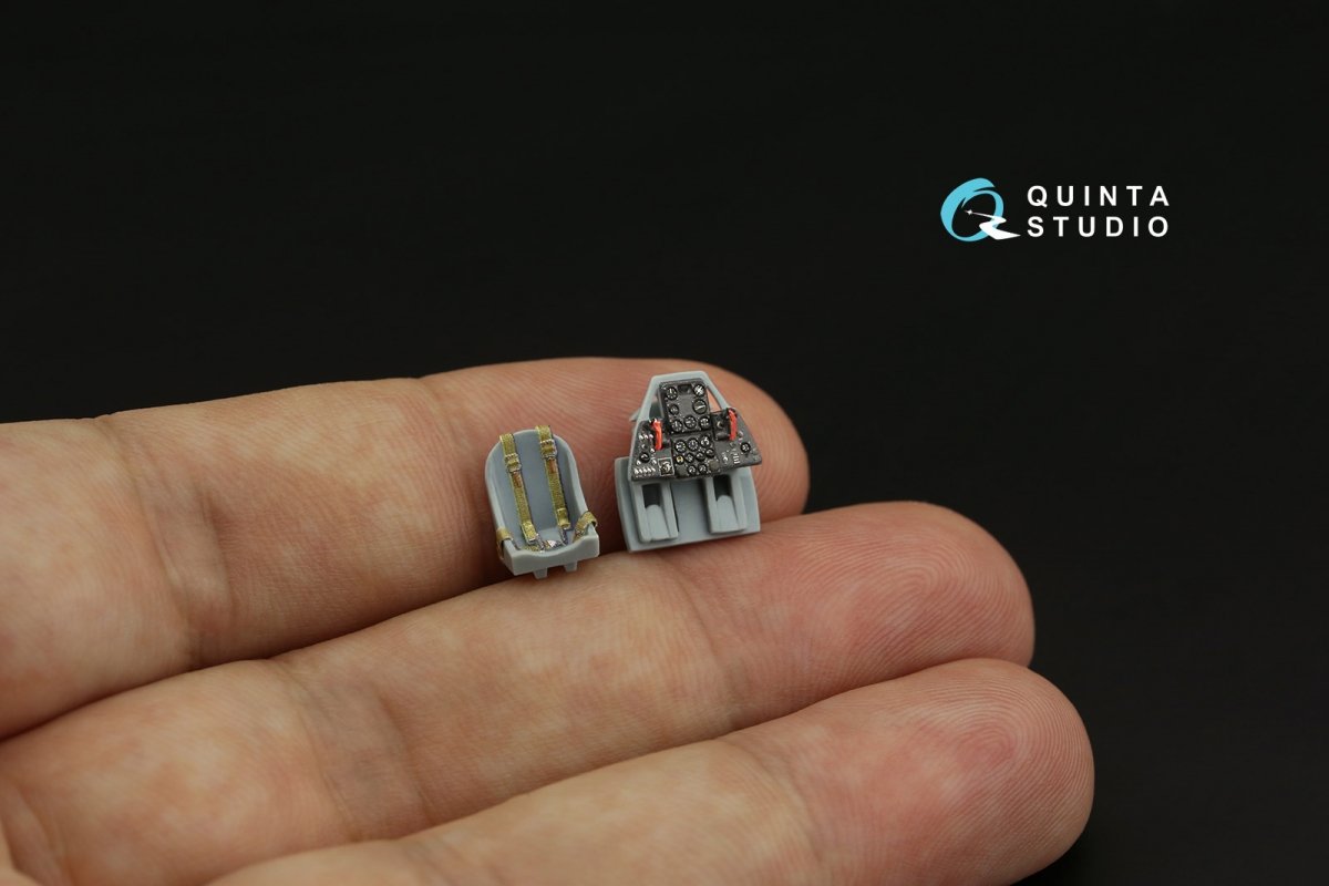 Quinta Studio QD72048 P-39N 3D-Printed &amp;amp; coloured Interior on decal paper (RS Models) 1/72 – zdjęcie 4