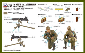 Pit-Road G39 IJA Type 92 Heavy Machine Gun with Figure 1/35 – Bild 7