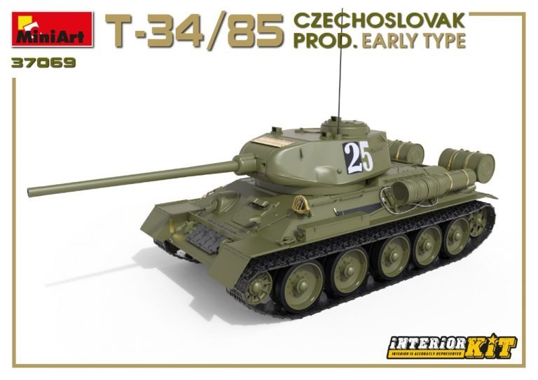 Miniart 37069 T-34/85 Czechoslovak Prod. Early Type 1/35 – image 4