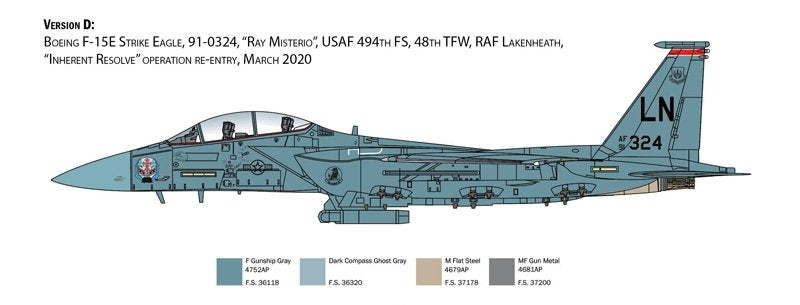 Italeri 2803 F-15E Strike Eagle 1/48 – imagen 6