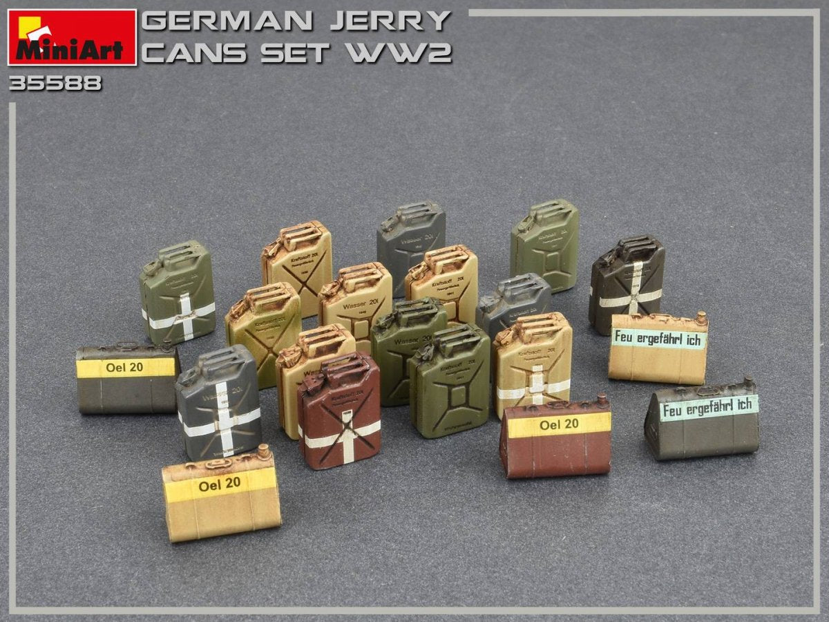MiniArt 35588 German Jerry Can Set WWII 1/35 – immagine 10