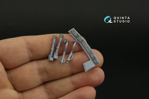 Quinta Studio QD35090 AH-64A 3D-Printed &amp;amp; colored Interior on decal paper (Academy) 1/35 – image 5
