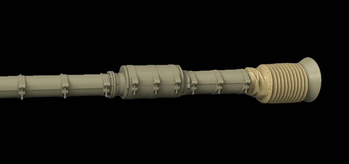 Panzer Art GB35-102 L7 Gun barrel for IDF Shot Kal “Dalet” tank 1/35 – Bild 3