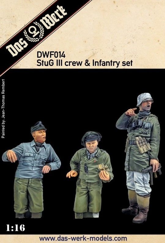 Das Werk DWF014 StuG III crew & Infantry set 1/16