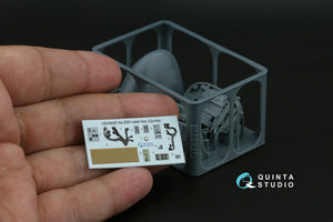 Quinta Studio QD+48635 Ка-52М radar bay with nose cone (Quinta Models) (with 3D-printed resin parts) 1/48