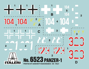 Italeri 6523 Pz. Kpfw. I Ausf. B 1/35 – immagine 4
