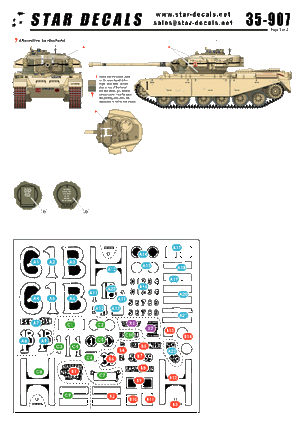 Star Decals 35-907 British Centurions in Suez 1/35 – Bild 3