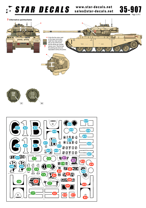 Star Decals 35-907 British Centurions in Suez 1/35 – Bild 3