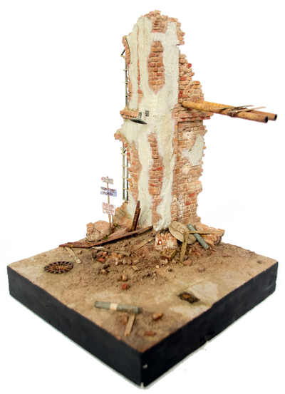 RT-Diorama 35301 Diorama-Base: Stalingrad corner 1/35 – zdjęcie 3