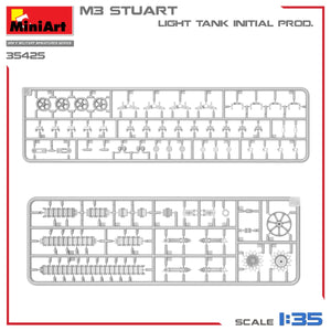 MiniArt 35425 M3 STUART LIGHT TANK, INITIAL PROD 1/35 – immagine 15