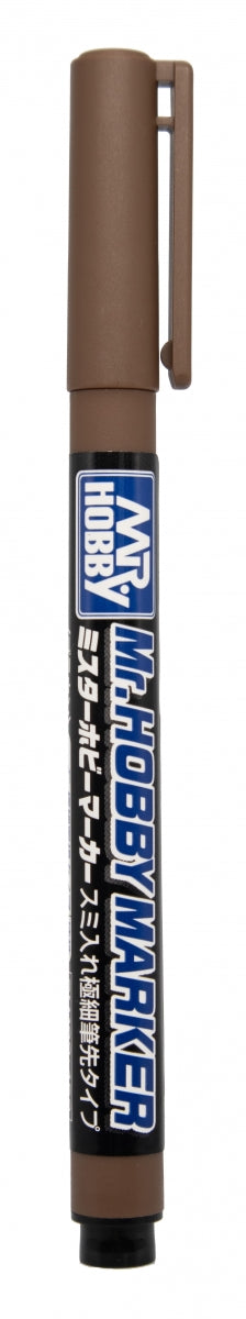 Gunze Sangyo CM103 Mr. Hobby Marker Super Fine Tip Brush Pen Brown