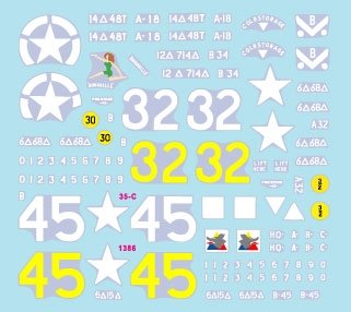 Star Decals 35-C1386 US Armored Mix # 8. T34 Calliope Rocket launcher 1/35 – zdjęcie 2