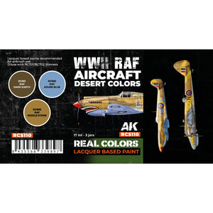 AK Interactive RCS110 WWII RAF Aircraft Desert Colors 3x17ml – Bild 2