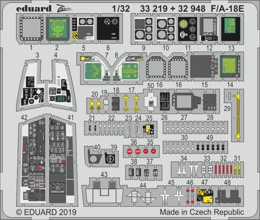 Eduard BIG33101 F/ A-18E REVELL 1/32 – image 4