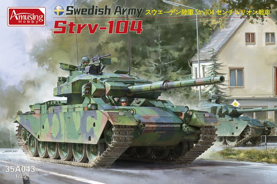 Maquette amusante Amusing Hobby 35A043 Strv-104 de l'armée suédoise au 1/35