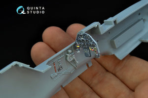 Quinta Studio QD32083 Bf 109G-2/G-4 3D-Printed &amp;amp; colored Interior on decal paper (Hasegawa) 1/32 – image 12