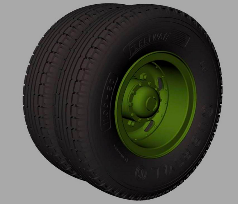 Panzer Art RE35-567 M54 Road wheels (US.Royal commercial pattern) 1/35 – immagine 2