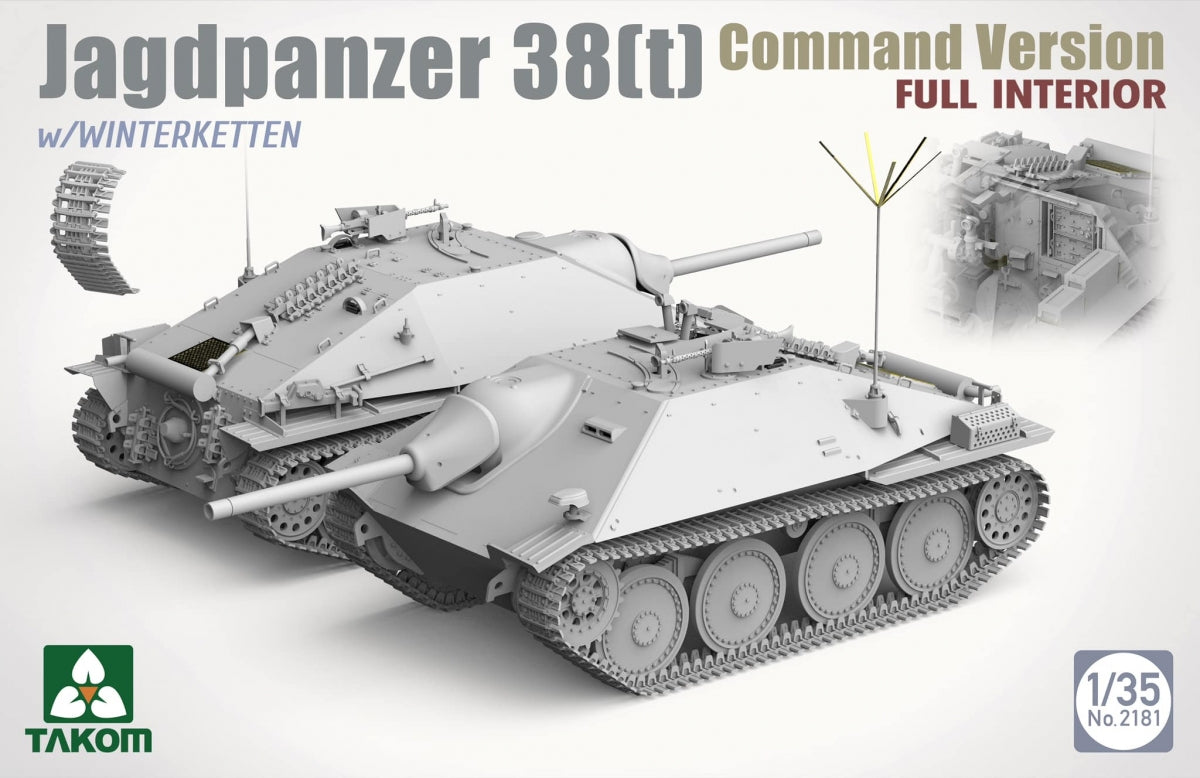 Takom 2181 Jagdpanzer 38(t) Command Version full interior 1/35 – Bild 2