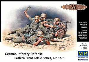 Master Box 35102 German Infantry Defense Eastern Front Battle Series, Kit No.1 1/35