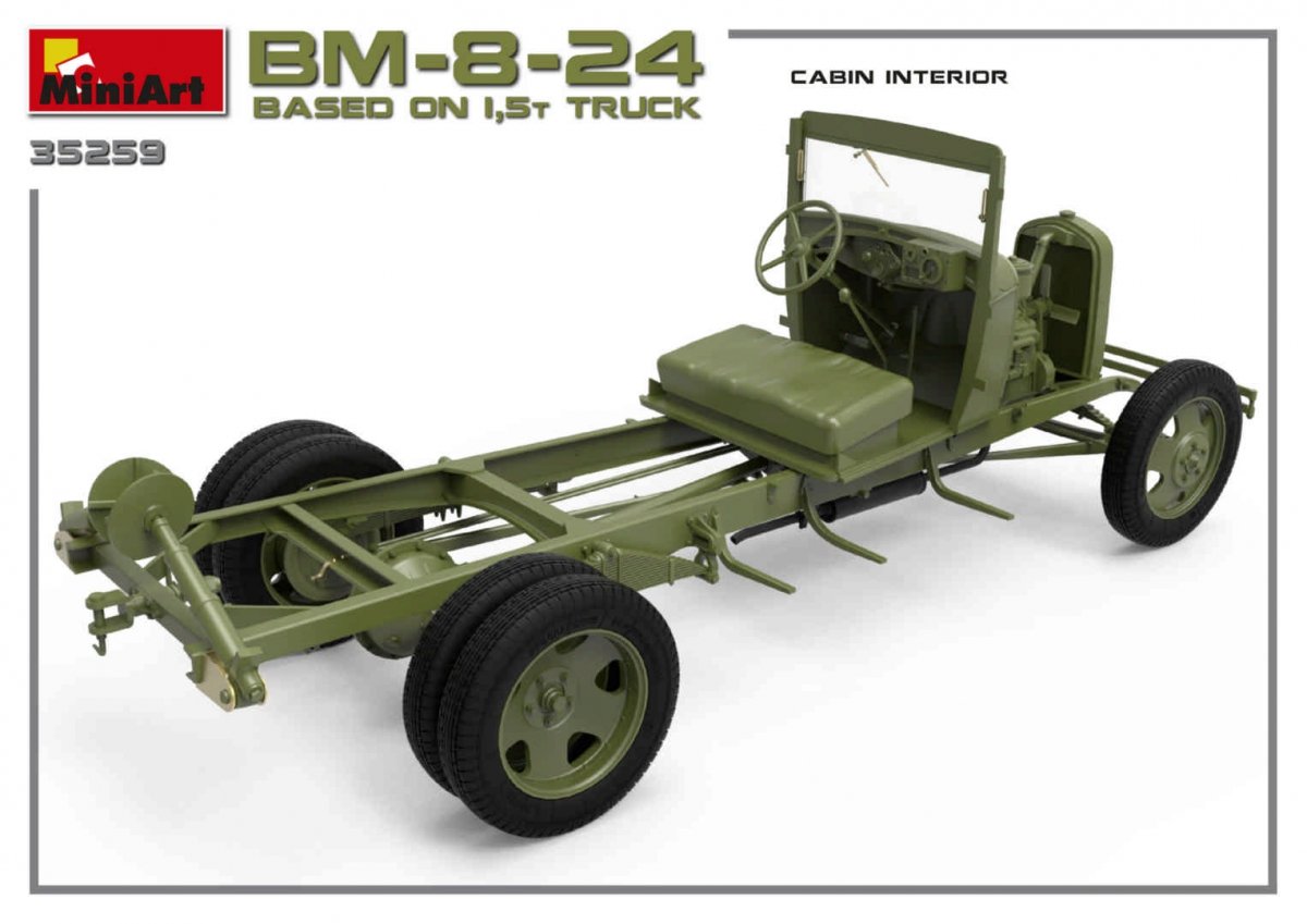 MiniArt 35259 Soviet Rocket Launcher BM-8-24 1/35 – imagen 16