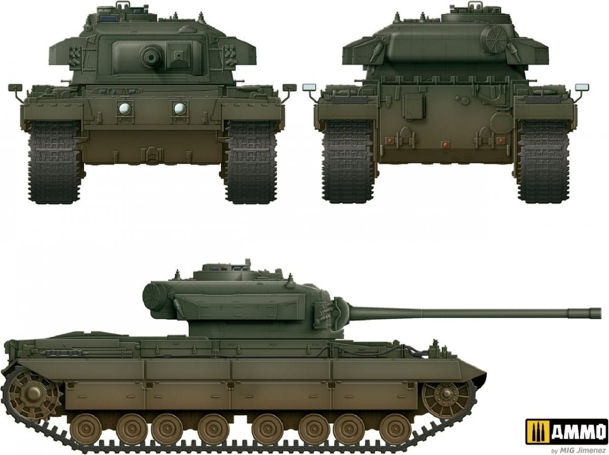 Amusing Hobby 35A042 FV221 Caernarvon British Heavy Tank 1/35 – immagine 3