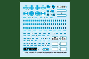 Hobby Boss 83812 German Sd.Kfz.221 Leichter Panzerspahwagen (3rd Series) – immagine 5