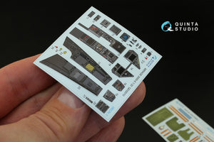 Quinta Studio QD32010 Mirage 2000-5 3D-Printed &amp;amp; coloured Interior on decal paper (for Kitty Hawk kit) 1/32 – immagine 5