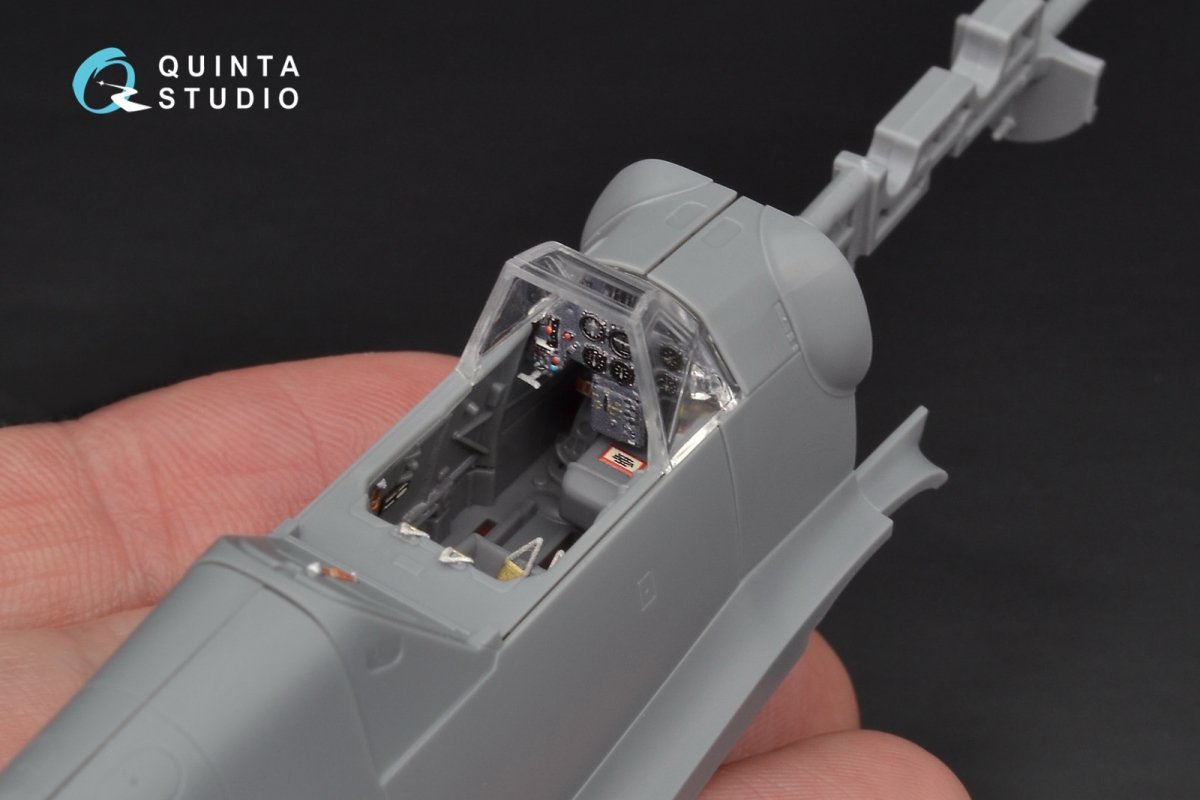 Quinta Studio QD48103 Bf 109G-6 3D-Printed &amp;amp; coloured Interior on decal paper (for Tamiya kit) 1/48 – imagen 5