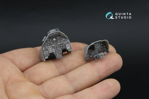Quinta Studio QD+35153 AH-1W 3D-Printed &amp;amp; coloured Interior on decal paper (Trumpeter) (with 3D-printed resin parts) 1/35 – immagine 9