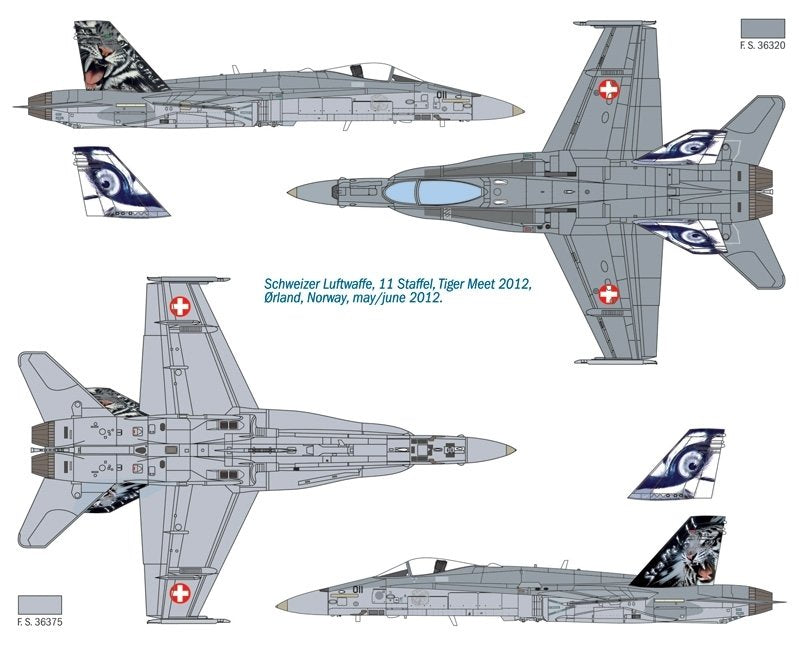 Italeri 1347 F/A-18 Hornet Tiger Meet 2012 1/72 – Bild 2