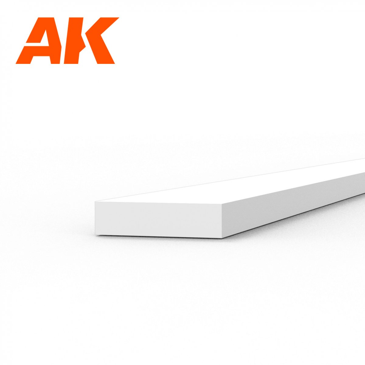 AK Interactive AK6516 STRIPS 0.75 X 3.00 X 350MM – STYRENE STRIP – (10 UNITS) – immagine 2