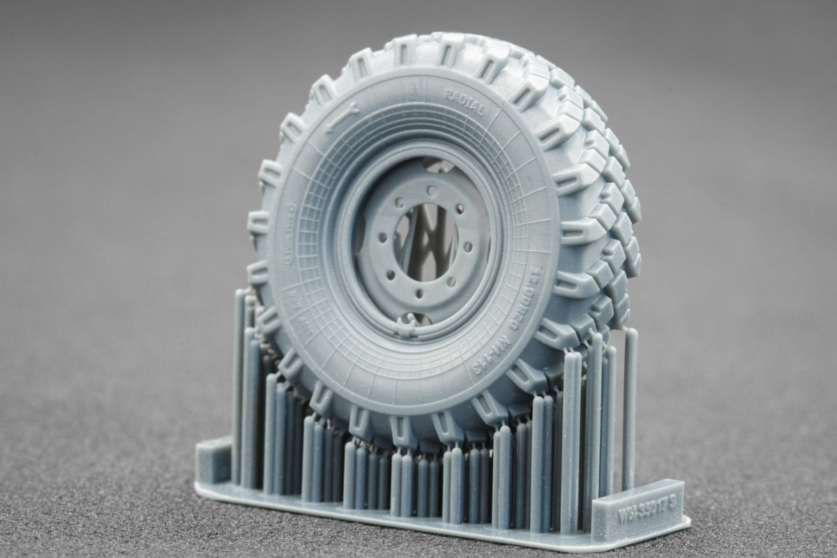 ScaleX WM 35018S ZIL 131 Sagged wheel set for Trumpeter kit 1/35