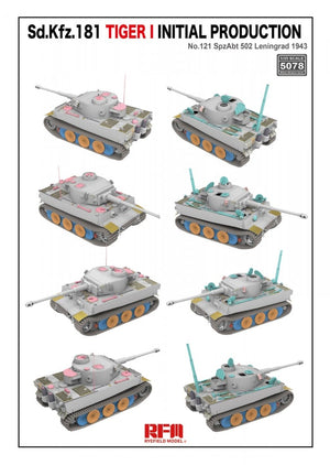 Rye Field Model 5078 Sd.Kfz.181 Tiger I INITIAL PRODUCTION 1/35 – Bild 3