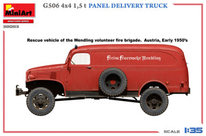 MiniArt 38083 G506 4x4 1,5 t Camion de livraison de panneaux 1/35 – image 5