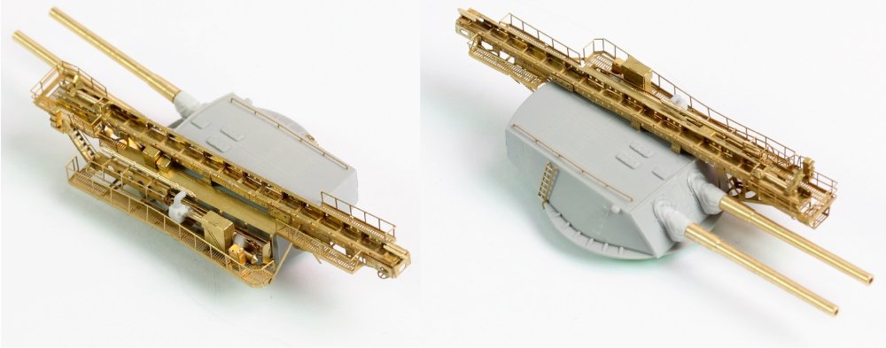 Pontos 35023FN USS BB-34 New York 1944 Detail-up set (w/Teak Tone Deck, Barrels, Resin,PE) – Bild 20